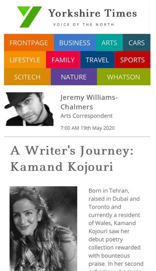 Yorkshire Times - Kamand Kojouri