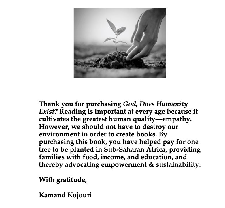 Trees - God, Does Humanity Exist